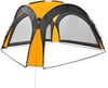 vidaXL Partyzelt mit LED und 4 Seitenwänden 3,6x3,6x2,3 m Gelb 92238 Bild 3