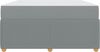 vidaXL Bettrahmen mit Matratze Hellgrau 140 x 200 cm Stoff 3398392 Bild 5