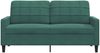 vidaXL 2-Sitzer-Sofa Dunkelgrün 140 cm Samt 4007626 Bild 4