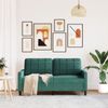 vidaXL 2-Sitzer-Sofa Dunkelgrün 140 cm Samt 4007626 Bild 3