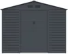 Vente-unique - ADELMO Gartenhaus Metall Grau - B 309 cm x H 221 cm x L 267 cm Bild 3