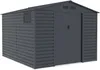 Vente-unique - ADELMO Gartenhaus Metall Grau - B 309 cm x H 221 cm x L 267 cm Bild 4