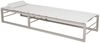 Gartenliege Vevi aus Aluminium, Beige / Weiß Bild 2