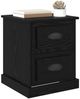 vidaXL Nachttisch Schwarz Eichen-Optik 39 x 39 x 47,5 cm Holzwerkstoff 881332 Bild 3