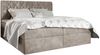 MEBLINI Boxspringbett BILBAO 160x200 cm mit Bettkasten – H3/Dunkelbeige Samt Polsterbett - Gepolstert Doppelbett mit Matratze und Topper - Polsterbett mit Stauraum - Bett mit Kopfteil – Stauraumbett Bild 2