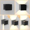 Nettlife LED Wandleuchte Innen Wandlampe Schwarz 5W 2ER, 65, LED fest integriert, Warmweiß, Flur Wohnzimmer Schlafzimmer Bild 2