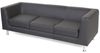 Rocada Wartezimmer-Sofa 3-Sitzer Kunstleder schwarz Bild 1