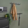 Spinder CHAPMAN 5 Stahl-Garderobe, skandinavisch, schwarz, 79x64x8.5 cm Bild 5