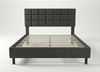 Furnify Polsterbett NORDVIK 160x200 cm Bettgestell, Modernes Bett, mit Lattenrost und verstellbarem Kopfteil Bild 4