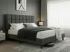 Furnify Polsterbett NORDVIK 160x200 cm Bettgestell, Modernes Bett, mit Lattenrost und verstellbarem Kopfteil Bild 3
