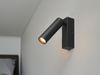 LED Wandstrahler AMBALA Schwarz, dimmbar & Lichtfarbe wählbar, Breite 4cm Bild 5