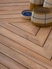 Gartenesstisch Roderick aus recyceltem Teakholz, skandinavischer Stil, rund, natur, für 4–6 Personen Bild 2