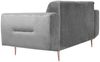 Beautysofa Polstergarnitur VENEZIA Die Lieferung beinhaltet Beiträge zur Wohnung, (Sessel + 2-Sitzer Sofa + 3-Sitzer Sofa im modernes Design), mit Metallbeine, Couchgarnituren aus Velours Bild 3