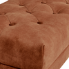 Bank ROSEVILLE Dunkelrot Samtstoff Bild 5