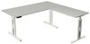 Kerkmann Move 3 fresh Schreibtisch Steh und Sitztisch mit Anbau (B) 180 x (T) 80 cm grafit Bild 2