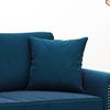 vidaXL Zierkissen 2er-Set, 40x40 cm, Blau, Samt Bild 3