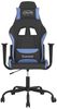 vidaXL Gaming-Stuhl Schwarz und Blau Stoff 3143718 Bild 3