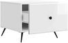 vidaXL Couchtisch Hochglanz Weiß 49 x 50 x 40 cm Holzwerkstoff 895659 Bild 3