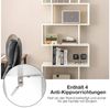 COSTWAY Bücherregal 6 Ebenen Standregal, 183 x 70 x 23 cm, aus Holz Bild 3