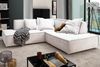 KAWOLA Sofa SAMU Ecksofa Stoff beige Recamiere rechts 72 x 224 x 226 cm Bild 2