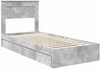 vidaXL Aufbewahrungsbett Beton Grau 100 x 200 cm Holzwerkstoff 3409935 Bild 4