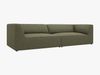 Micadoni Sofa Ruby 4-Sitzer Kord Scala Grün Bild 2