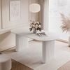 Lookway Esstisch OVI Tisch mit geriffeltem Gestell Hochglanz (1x Tisch), Breite: 180 cm Bild 2