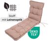 TexDeko Liegenauflage Ecolen Premium 190 x 60 x 8 cm, Antirutsch-Boden, Polster für Gartenliege, UV-beständig, Wasserabweisend Bild 3