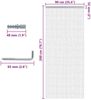 vidaXL Türvorhang aus Ketten 90x200 cm Aluminium 4010011 Bild 5