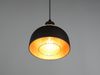 Pendelleuchte PUNCH 1-flammig Metall Schwarz Gold mit Drahtgeflecht, Ø 18cm Bild 5