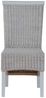MiaMöbel Rattanstuhl 'Larissa' white wash Massivholz, Rattan Mahagoni Modern Bild 2