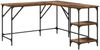 vidaXL Schreibtisch Altholz 139 x 139 x 75 cm Holzwerkstoff 882865 Bild 2