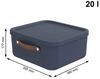 ROTHO Aufbewahrungsbox 2er-Set Kiste mit Deckel Maloja 20l (Aufbewahrungsset, 2er-Set) Bild 2