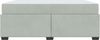 vidaXL Bettrahmen mit Matratze Hellgrau 180 x 200 cm Stoff 3399302 Bild 5