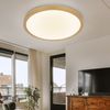 LED Deckenleuchte, Badezimmerlampe, Messing, IP44, D 42 cm Bild 2