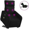 vidaXL Elektrischer Massagesessel mit Aufstehhilfe Schwarz Stoff 3206728 Bild 2