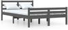 Massivholzbett Grau 140x200 cm [814821] Bild 2