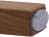 MCA Garderoben-Bank HWC-P56, Sitzbank Schuhregal Schuhablage Schuhbank Flurbank, 45x100x35cm, Massiv-Holz Eiche Bild 5