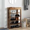 vidaXL Schuhregal Altholz-Optik 60x30x98 cm Holzwerkstoff 859930 Bild 3
