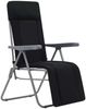 vidaXL Klappbare Gartenstühle mit Polstern 2 Stk. Schwarz 44319 Bild 2