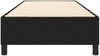 vidaXL Polsterbett, Stoff, Schwarz, 100x200 cm, Schwarz Bild 5