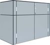 Alpholz Gartenschrank HPL Sideboard aus Holz in Graumit 6 mm Wandstärke Bild 2