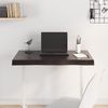 vidaXL Tischplatte 80x40x(2-6) cm Massivholz Behandelt Baumkante 364006 Bild 3