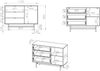 Selsey 'Heggers' - Sideboard 1-türig, Eiche Mavelie, 115 cm Bild 5