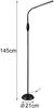 LED Stehleuchte, schwarz, Touchschalter, flexibel, H 145 cm Bild 3