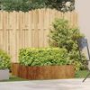 vidaXL Pflanzkübel Rostig 100x100x30 cm Wetterfester Stahl 860814 Bild 3