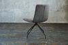 KAWOLA Stuhl NEW CHARME Drehstuhl Esszimmerstuhl Velvet stone 87 x 66 x 52 cm Bild 5