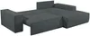 Vente-unique - Ecksofa mit Schlaffunktion - Ecke Rechts - Cord - Anthrazit - AMELIA Bild 4