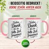 Momentals Tasse Abschied Kollegin – Vielen Dank für die tolle Zeit zusammen – Geschenk, Gratis Versand · Links-&Rechtshänder · Spülmaschinenfest Bild 4