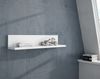 Wandboard >SNOW< in weiß - 110x22,1x24,3cm (BxHxT) Bild 2